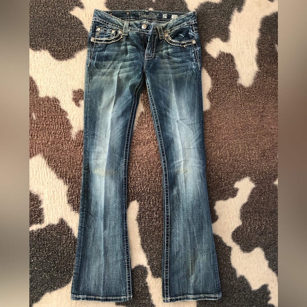 Miss Me Mid-Rise Boot Cut Jeans